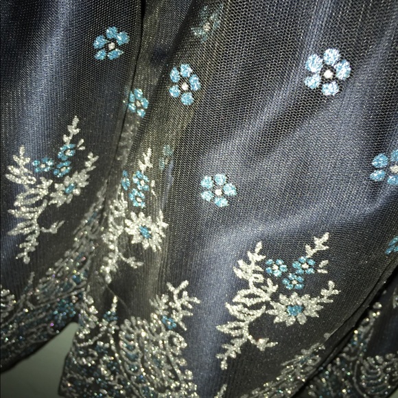 A beautiful navy blue Special Editions Dress. - Picture 8 of 8